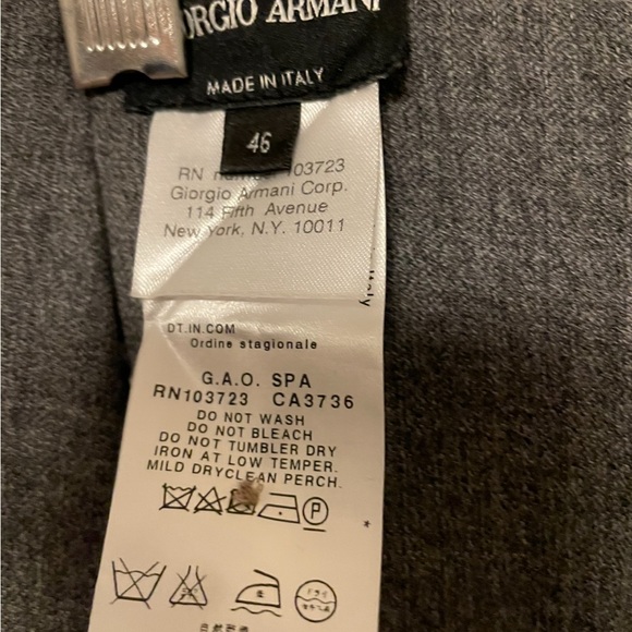 Giorgio Armani 2-pc Suit Black label - Picture 4 of 4